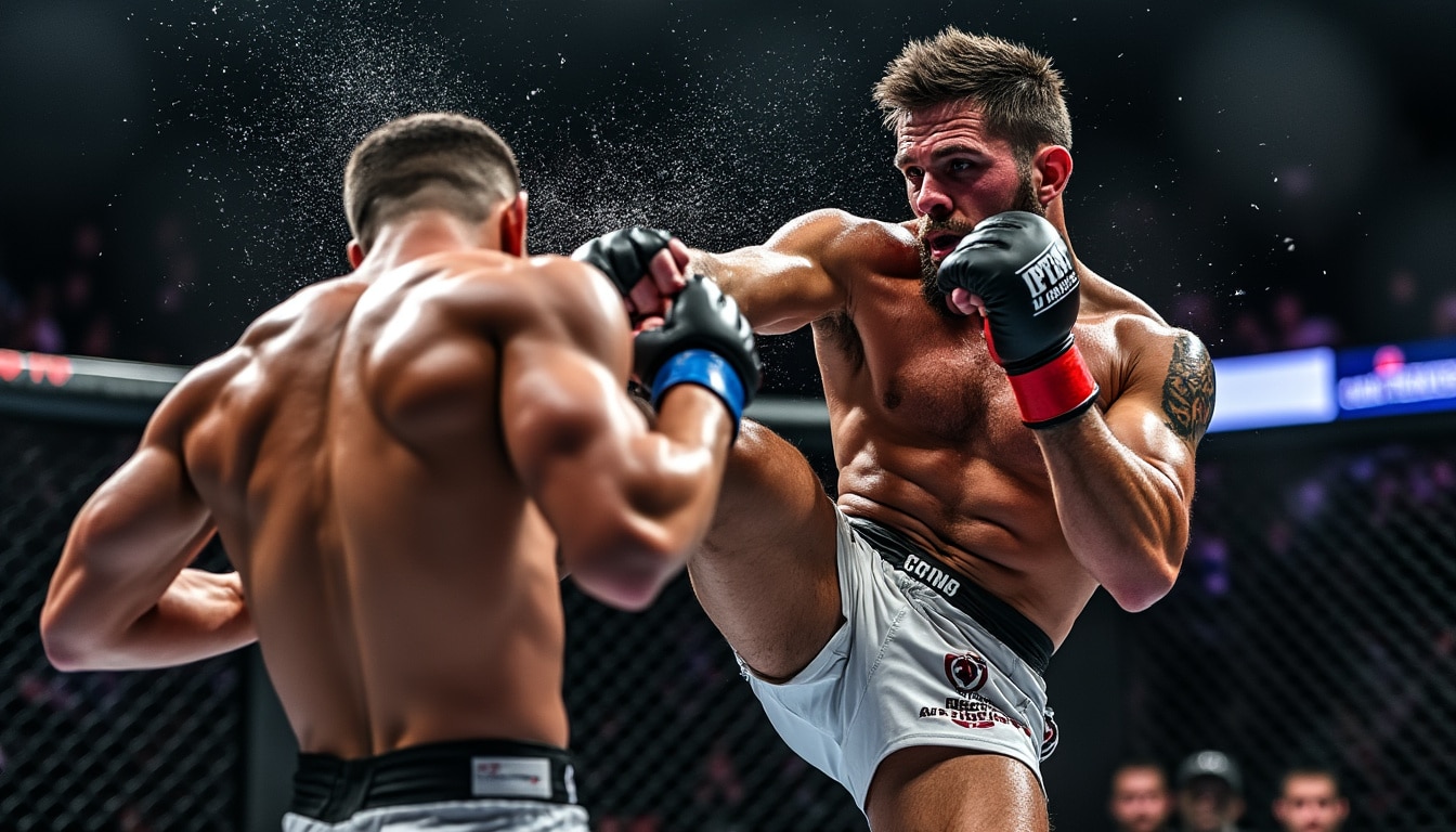 découvrez comment eddie hall a été défié par un ancien combattant de l'ufc après avoir exécuté un coup de pied au visage spectaculaire lors de l'événement karate combat 54. un affrontement surprenant qui promet de captiver les passionnés de sports de combat !