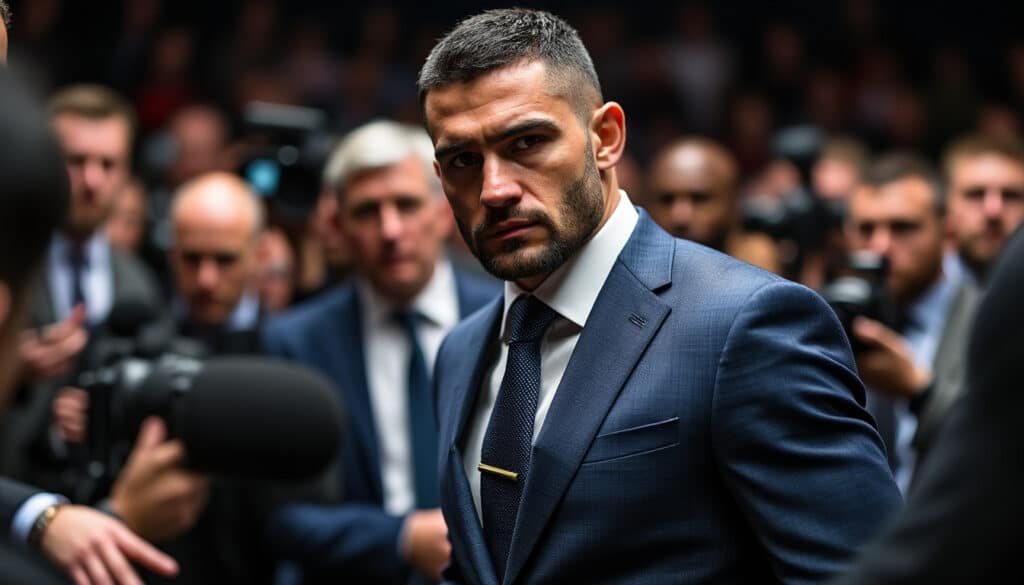 Islam Makhachev répond avec force aux critiques de Chael Sonnen islam makhachev réagit avec détermination aux commentaires de chael sonnen, défendant son parcours et ses réalisations dans le monde des arts martiaux mixtes. découvrez ses arguments percutants et sa vision face aux critiques.