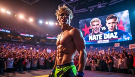 découvrez la date tant attendue du premier combat en mma de jake paul, qui met en avant une superstar comme adversaire. dans cette annonce explosive, jake ne manque pas d'accuser nate diaz de fuir le choc tant espéré. ne ratez pas tous les détails de cette lutte qui promet d'être mémorable !