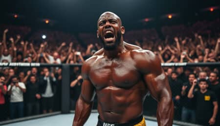 découvrez la réaction de jon jones face à la décision controversée de l'ufc de lui retirer sa ceinture. plongée dans les coulisses de ce moment décisif et ses implications sur sa carrière.