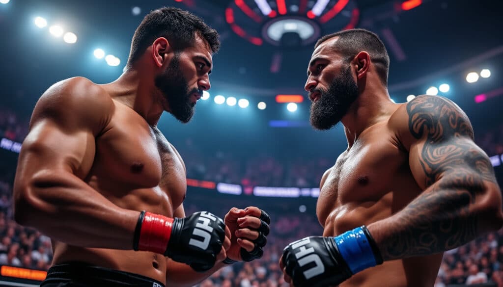 L’UFC se prépare pour un affrontement captivant entre Shavkat Rakhmonov et Belal Muhammad ne manquez pas l'affrontement palpitant de l'ufc entre shavkat rakhmonov et belal muhammad, deux combattants redoutables prêts à se démarquer dans l'octogone. découvrez les enjeux de ce combat incontournable et suivez toute l'actualité de cette rencontre excitante.