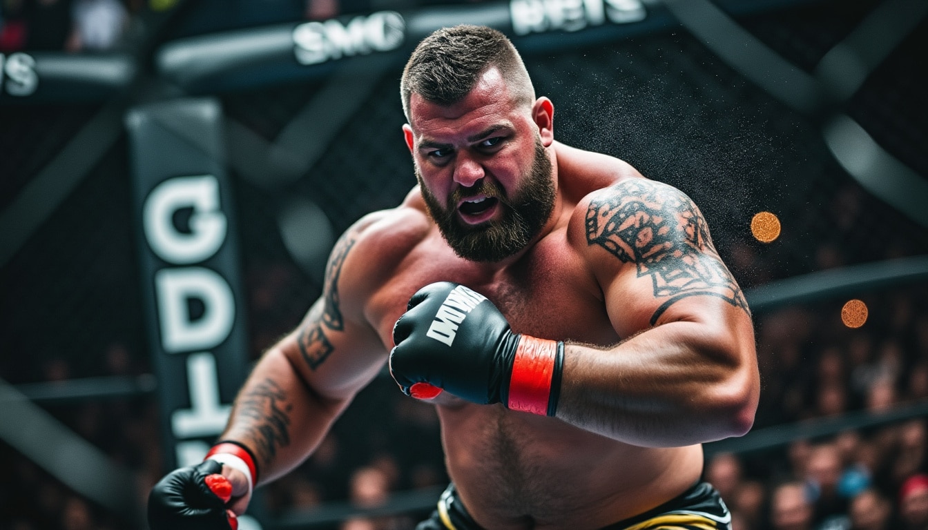 découvrez eddie hall, le nouveau phénomène du mma, alors qu'il se prépare à relever le défi lancé par un ancien combattant de l'ufc. assistez à ce combat palpitant qui promet de bousculer les codes du sport de combat.