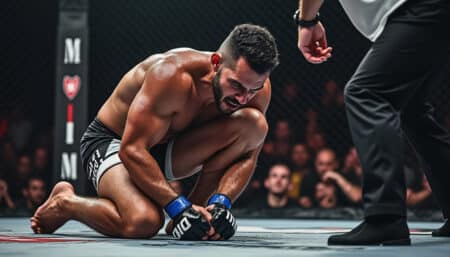 découvrez les détails de la blessure qui a contraint merab dvalishvili à l'abandon lors de son dernier combat, un événement marquant qui pourrait impacter sa carrière. suivez notre analyse des conséquences et des perspectives pour le combattant.