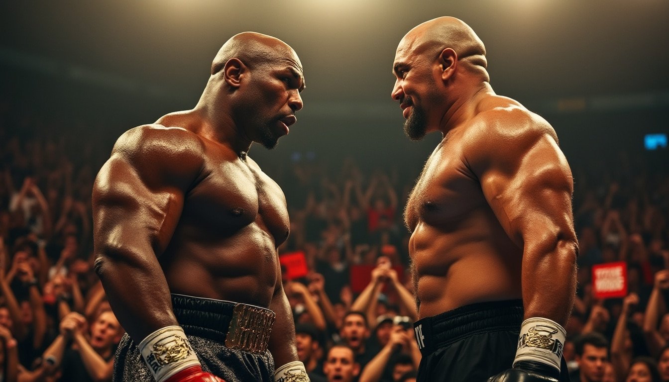 dĂ©couvrez le retour imminent de mike tyson sur le ring, oĂč il dĂ©fiera la lĂ©gende de la mma joe rogan. un affrontement Ă©pique qui remet en question les limites des sports de combat, alors que tyson le qualifie de meilleur poids lourd de tous les temps. prĂ©parez-vous Ă vivre un moment historique dans le monde du sport!