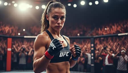 suivez le parcours inspirant de nora cornolle qui monte en puissance dans les rangs de l'ufc, déterminée à devenir une championne. découvrez ses défis, ses entraînements et ses dernières performances dans l'octogone.