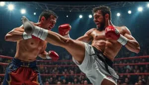 découvrez le moment spectaculaire où un combattant réalise un impressionnant ko en seulement 10 secondes, grâce à un coup de pied retourné époustouflant. ne manquez pas cette exécution parfaite qui a captivé tous les spectateurs !