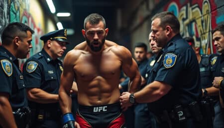 découvrez l'incroyable récit d'une légende de l'ufc, capturé sur le vif lors de son arrestation par la police. plongez dans les détails choquants et les implications de cet événement marquant dans le monde des arts martiaux.