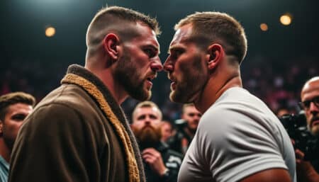 découvrez comment des disputes hors du ring menacent la confrontation tant attendue entre sam eggington et lee cutler. plongez dans les coulisses de cette rivalité et ne manquez pas les détails qui pourraient compromettre leur revanche.