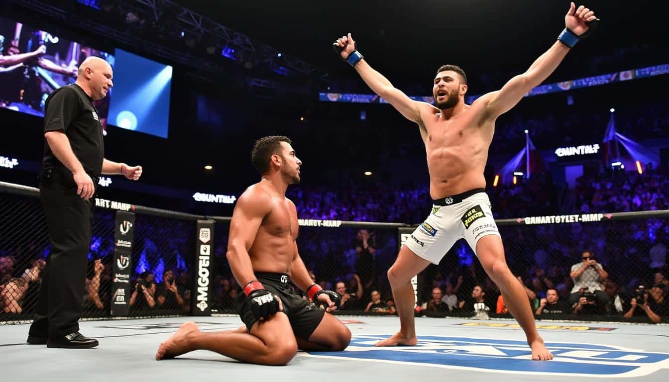 découvrez la réaction de conor mcgregor qui félicite ilia topuria pour sa victoire impressionnante lors de l'ufc 317. un moment fort qui souligne le respect et l'esprit de compétition dans le monde des arts martiaux mixtes.