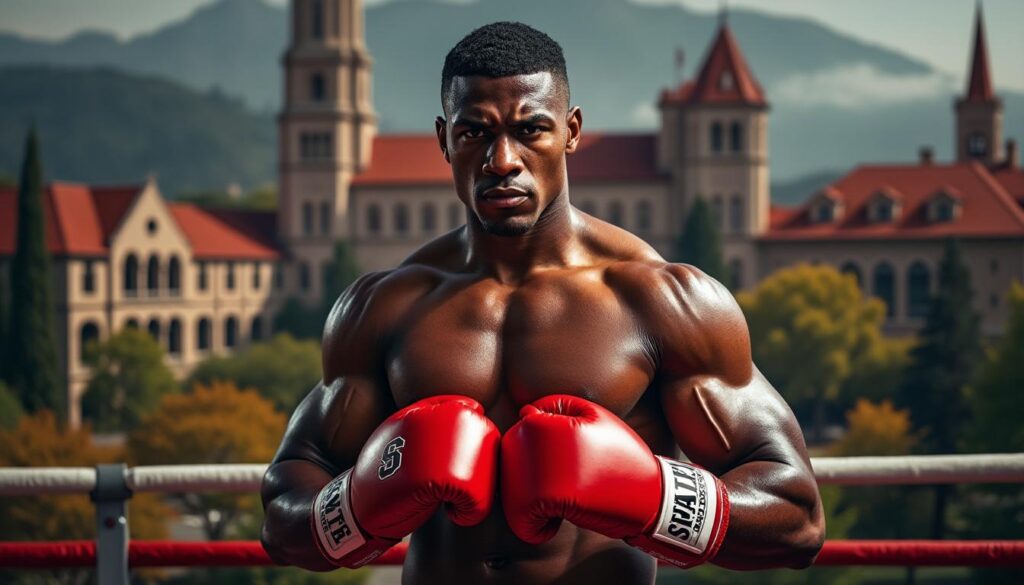 Dante Kirkman, premier boxeur professionnel à obtenir son diplôme de l’université de Stanford découvrez l'incroyable parcours de dante kirkman, le premier boxeur professionnel à décrocher son diplôme de l'université de stanford. unissant sport de haut niveau et excellence académique, son histoire inspire tant sur le ring qu'en dehors. suivez son chemin remarquable vers le succès.