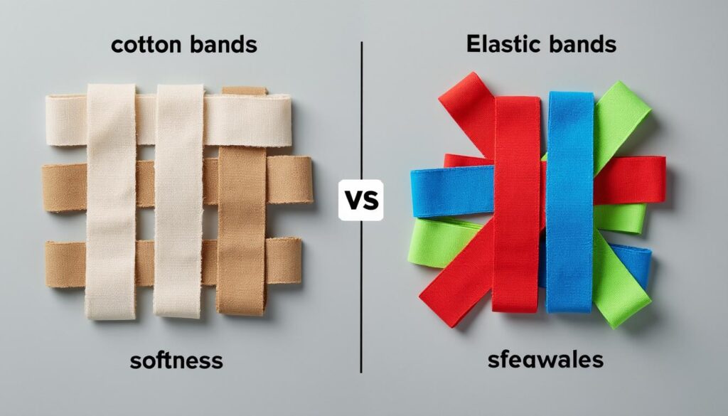 Différences clés entre bandes de coton et bandes élastiques découvrez les différences essentielles entre les bandes de coton et les bandes élastiques. apprenez comment choisir la bonne option pour vos projets et vos besoins en matière de confort et de soutien.