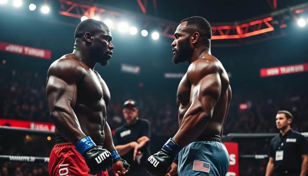 Francis Ngannou affrontant Jon Jones : une proposition surprenante du patron du PFL découvrez la proposition inattendue du pdg du pfl : francis ngannou se retrouve face à jon jones dans un combat épique. explorez les enjeux et les implications de ce duel entre deux géants des arts martiaux mixtes.