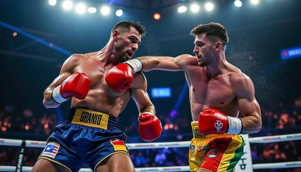 Granit Shala inflige un double knockdown à Alexandru Jur et remporte un TKO au deuxième round en Allemagne découvrez comment granit shala a réalisé une performance incroyable en infligeant un double knockdown à alexandru jur, remportant ainsi un tko au deuxième round lors d'un événement palpitant en allemagne. un combat qui restera gravé dans les mémoires !