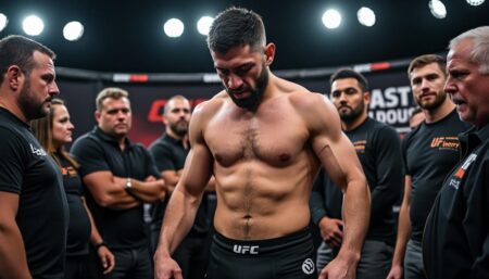 Ilia Topuria rate son poids et perd la chance de remporter le titre des Cage Warriors malgré une victoire au premier round découvrez comment ilia topuria, malgré sa victoire impressionnante au premier round, a raté la pesée, le privant ainsi de la chance de conquérir le titre des cage warriors. une analyse des enjeux et des conséquences de cet incident intrigant.