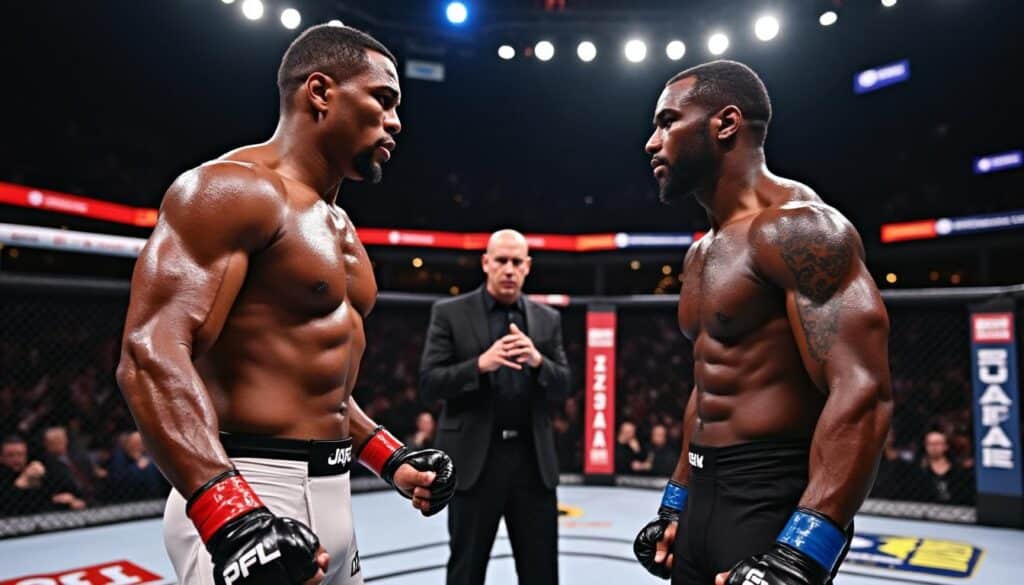 Jason Jackson et Thad Jean mettent fin à leur rivalité intense avec une décision partagée très serrée lors des demi-finales du tournoi mondial PFL découvrez comment jason jackson et thad jean ont mis un terme à leur rivalité acharnée lors des demi-finales du tournoi mondial pfl, avec une décision partagée très serrée qui a tenu le public en haleine. une rencontre épique à ne pas manquer !