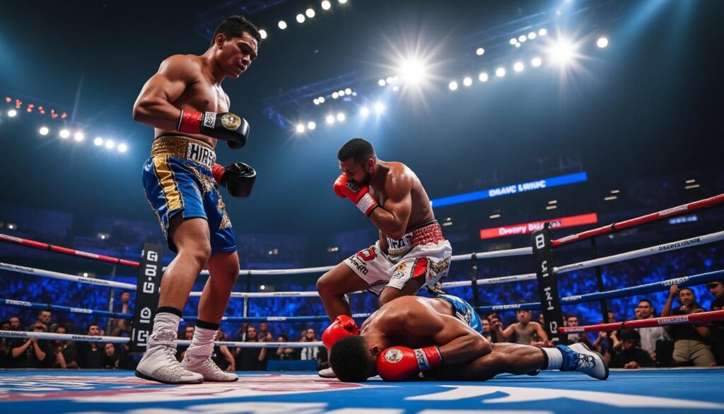 Juan Francisco Estrada met Karim Arce sur le ring et triomphe après l’avoir envoyĂ© au sol Ă trois reprises juan francisco estrada a triomphĂ© lors d'un combat captivant contre karim arce, rĂ©ussissant Ă l'envoyer au sol Ă trois reprises. dĂ©couvrez les moments forts de ce match palpitant et la dĂ©termination d'estrada qui l'a menĂ© Ă la victoire.