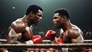 découvrez la rivalité emblématique entre ali et frazier, un affrontement légendaire qui incarne la résilience et l'humanité. plongez dans l'histoire de ces deux boxeurs iconiques et leur parcours inspirant, en apprenant comment leur combat transcende le sport et illustre des valeurs universelles.