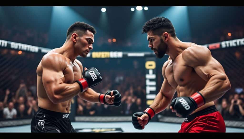 Makhachev et Topuria : un affrontement incontournable en approche ? découvrez l'analyse de l'affrontement tant attendu entre makhachev et topuria, deux combattants d'exception dont le duel promet d'être palpitant. cet article explore les forces et faiblesses de chaque athlète, les enjeux de ce combat et ce que cela pourrait signifier pour leur carrière. ne manquez pas cet événement incontournable du monde des arts martiaux mixtes !