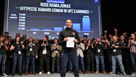 Rose Namajunas dépasse Kamaru Usman dans les salaires divulgués des UFC d’Atlanta découvrez comment rose namajunas a su surpasser kamaru usman en termes de rémunération dans les salaires divulgués lors de l'ufc d'atlanta. plongez dans les détails de cette révélation fascinante et les implications pour les combattants de l'ufc.