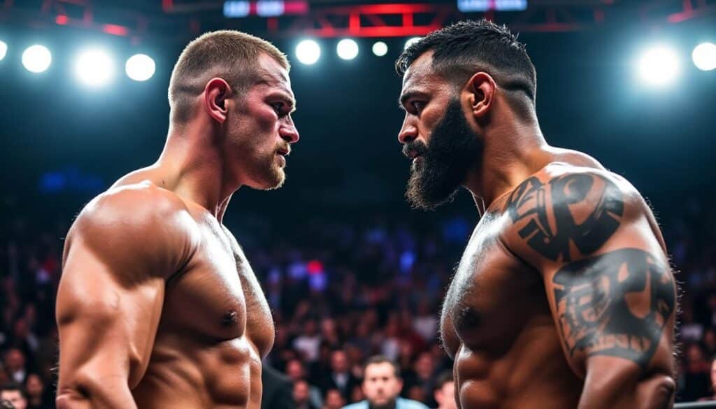 découvrez le choc tant attendu entre tom aspinall et ciryl gane ! plongez dans l'univers des arts martiaux mixtes et suivez les préparatifs de ces deux titans avant leur affrontement décisif. qui sortira vainqueur de ce duel épique ?