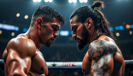 Topuria et Oliveira : une confrontation révélatrice découvrez l'affrontement captivant entre topuria et oliveira, un combat qui promet de révéler les véritables talents et stratégies de ces deux combattants d'exception. analyse des techniques, enjeux et perspectives d'avenir dans le monde des arts martiaux.