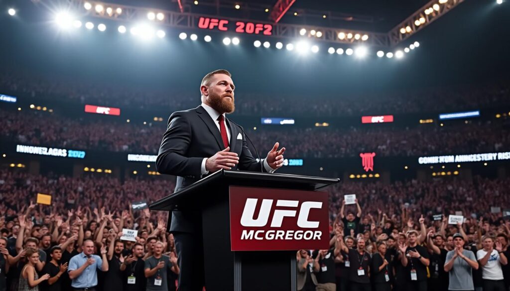 Conor McGregor annonce son retour en juillet 2026 pour un événement UFC sensationnel découvrez le grand retour de conor mcgregor prévu en juillet 2026, pour un événement ufc sensationnel qui promet de captiver tous les fans de mma. ne manquez pas cette annonce marquante et l'attente autour de son prochain combat!