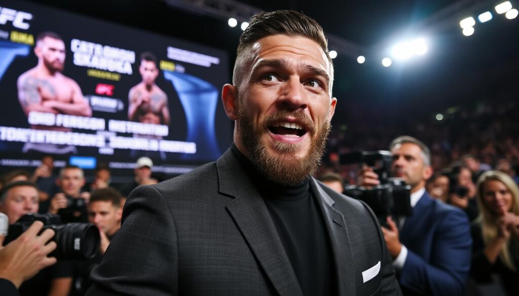 Conor McGregor rĂ©agit Ă  la sĂ©lection de Dillon Danis pour un combat d’MMA historique sur la carte de KSI, avec la participation de Tony Ferguson dĂ©couvrez la rĂ©action de conor mcgregor suite Ă  la sĂ©lection de dillon danis pour un combat d'mma historique lors de l'Ă©vĂ©nement de ksi, qui met Ă©galement en vedette le cĂ©lĂšbre tony ferguson. une analyse des enjeux et des perspectives de ce combat tant attendu.