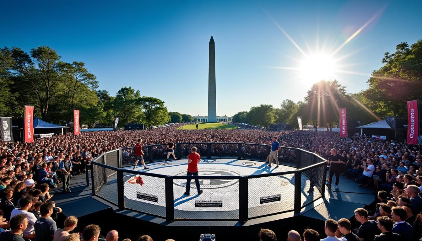 découvrez l'annonce exceptionnelle de dana white concernant une carte historique pour un événement inédit qui se déroulera à la maison blanche. ne manquez pas cette occasion unique qui promet des moments mémorables dans le monde du sport.