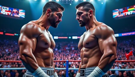 ne manquez pas le combat tant attendu entre dave allen et arslanbek makhmudov, programmé le 19 octobre à sheffield. assistez à un affrontement captivant entre ces deux boxeurs talentueux, promettant des échanges intenses et un spectacle inoubliable. soyez au rendez-vous !