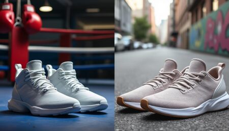 découvrez les principales distinctions entre les chaussures de boxe et les baskets classiques. cet article vous éclaire sur les caractéristiques spécifiques, l'importance du choix adéquat pour votre pratique sportive, et les avantages de chaque type de chaussure. idéal pour les boxeurs amateurs et les passionnés de sport !