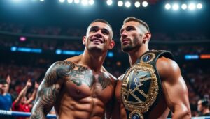 dĂ©couvrez comment dustin poirier soutient son coĂ©quipier champion de la pfl, affirmant qu'il continuera Ă  triompher au sommet. ne manquez pas leur combat prĂ©vu le mĂȘme soir, promettant une soirĂ©e pleine d'action et de rivalitĂ©.
