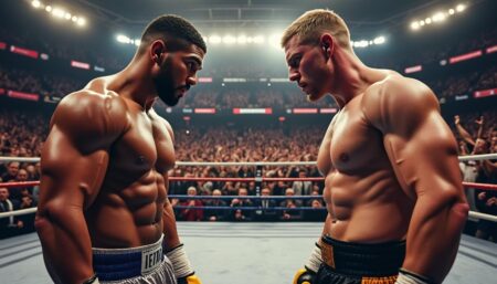 découvrez pourquoi le combat tant attendu entre anthony joshua et jake paul, selon eddie hearn, pourrait déclencher une véritable tempête sur internet ! une confrontation spectaculaire qui promet de captiver les fans de boxe et les amateurs de sensations fortes.