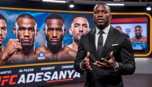 découvrez les prévisions d'israel adesanya concernant le tant attendu affrontement entre du plessis et chimaev. analyse, stratégies et attentes de l'ancienne star de l'ufc sur ce duel prometteur, qui pourrait redéfinir la scène des poids moyens.