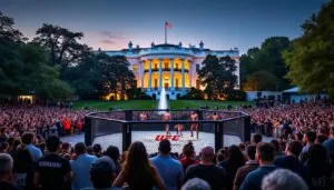 découvrez l'événement exceptionnel de l'ufc à la maison-blanche, un moment unique qui allie sport, prestige et émotions fortes. plongez au cœur de cette rencontre inédite où les arts martiaux mêlent ambiance politique et passions sportives.