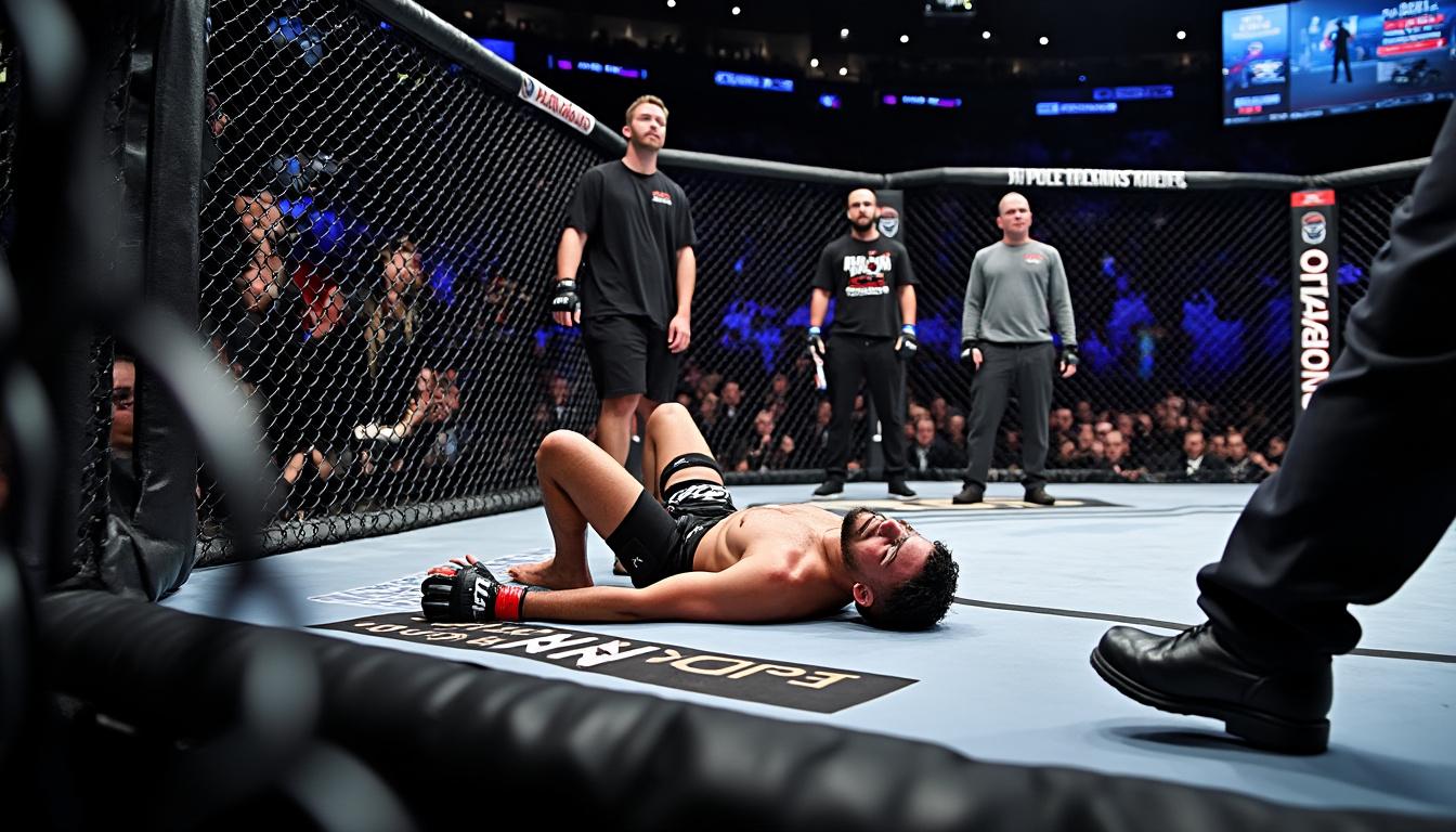 découvrez comment un combattant de street fighter a été mis ko lors de son premier affrontement après avoir osé menacer jon jones. retour sur ce moment marquant et les conséquences d'une provocation sur le ring.