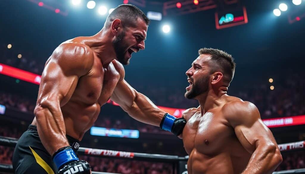 découvrez comment un membre du hall of fame de l'ufc prend sa revanche en faisant payer un célèbre lutteur professionnel pour venger la défaite d'un camarade légendaire. plongez au cœur d'un affrontement épique qui marquera l'histoire des arts martiaux mêlés.