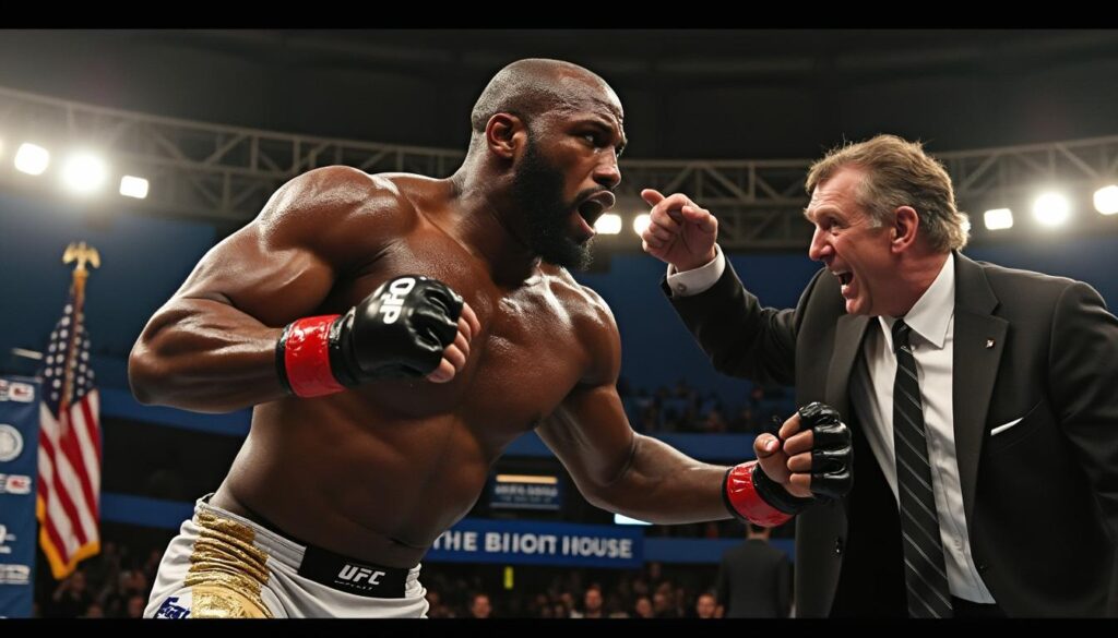 Un revers inattendu pour Jon Jones Ă  l’UFC Maison-Blanche dĂ©couvrez comment jon jones a subi un revers inattendu lors de sa derniĂšre apparition Ă  l'ufc maison-blanche, bouleversant les attentes des fans et mettant un terme Ă  sa domination sur le ring. plongez dans l'analyse de ce combat captivant et ses rĂ©percussions sur sa carriĂšre.