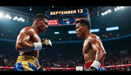 anthony olascuaga remet en jeu son titre wbo des poids mouches face à juan carlos camacho jnr le 13 septembre. découvrez tous les enjeux et détails de ce combat de boxe très attendu.