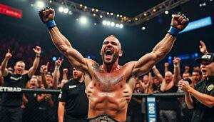 revivez la performance impressionnante de chuck liddell, qui a remporté une victoire en seulement 95 secondes. malgré ce succès rapide, découvrez pourquoi aucun titre ne lui était promis à l’issue du combat.