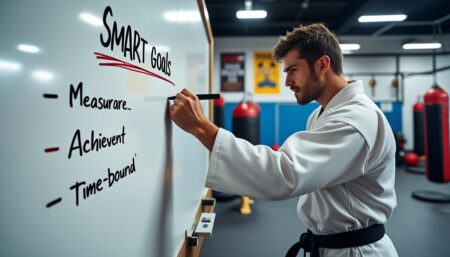 Comment définir des objectifs SMART pour maximiser votre entraînement en sport de combat ? découvrez comment fixer des objectifs smart pour optimiser votre progression et atteindre vos ambitions dans les sports de combat. suivez nos conseils pratiques pour structurer votre entraînement et maximiser vos résultats.