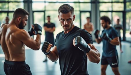 Entraînement complet de 30 min sans matériel : techniques de sport de combat à découvrir découvrez un entraînement complet de 30 minutes sans matériel, inspiré des techniques de sport de combat, pour améliorer votre forme, votre endurance et votre puissance, où que vous soyez. idéal pour tous niveaux !