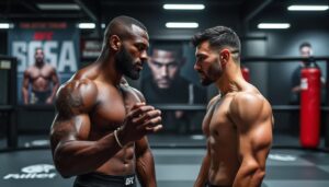 jon jones partage publiquement son admiration pour khamzat chimaev et exprime son désir de s'entraîner avec le combattant, soulignant le respect et l'inspiration qu'il ressent envers la star montante de l'ufc.