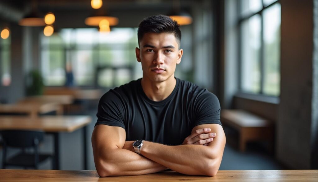 découvrez des images inédites de la toute première interview de khamzat chimaev, mettant en lumière les débuts du combattant et révélant des moments méconnus de sa carrière.