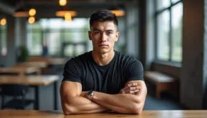 découvrez des images inédites de la toute première interview de khamzat chimaev, mettant en lumière les débuts du combattant et révélant des moments méconnus de sa carrière.