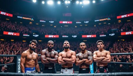 L’UFC accueille cinq nouveaux talents lors d’une soirée mémorable découvrez comment l'ufc a captivé ses fans en intégrant cinq nouveaux talents prometteurs lors d'une soirée inoubliable. résultats, émotions et temps forts à ne pas manquer !