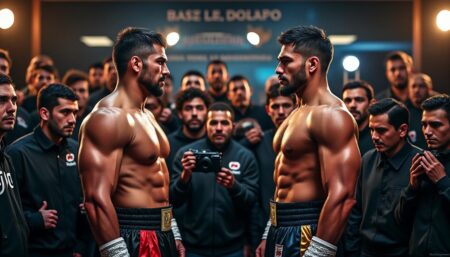 L’affrontement entre Lindolfo Delgado et Gabriel Gollaz Valenzuela pour éliminer un prétendant au titre IBF a été officialisé découvrez l'affrontement tant attendu entre lindolfo delgado et gabriel gollaz valenzuela, qui s'affronteront pour éliminer un prétendant au titre ibf. ne manquez pas cet événement incontournable qui promet intensité et émotions dans le monde de la boxe.