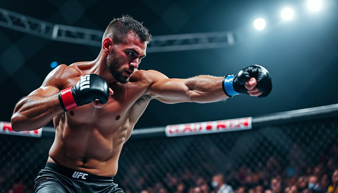 revivez le moment inoubliable où le choix numéro un de ‘the ultimate fighter’ célèbre un ko spectaculaire en sautant dans les bras de daniel cormier, juste après avoir mis son adversaire ko contre la clôture.