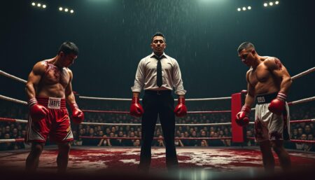Le juge de boxe : sang, courage et pourquoi certains boxeurs semblent plus en difficulté mais s’imposent explorez l’œil du juge de boxe: critères de pointage, courage, gestion du ring et pourquoi un boxeur qui paraît dominé peut malgré tout l’emporter aux points.