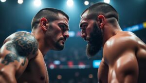 découvrez le message percutant de dricus du plessis à l'intention de khamzat chimaev, un affrontement qui attise les tensions dans le monde du mma. plongez dans les détails de ce duel verbal qui préfigure un combat explosif entre ces deux combattants de haut niveau.