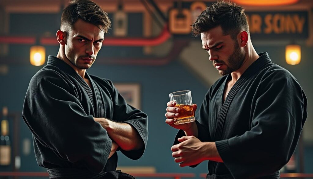 découvrez comment la consommation d'alcool influence la performance physique, mentale et la récupération des combattants, ainsi que ses effets sur la santé et la carrière sportive.